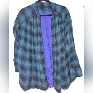 Free People  Women's Flannel Shirt XL